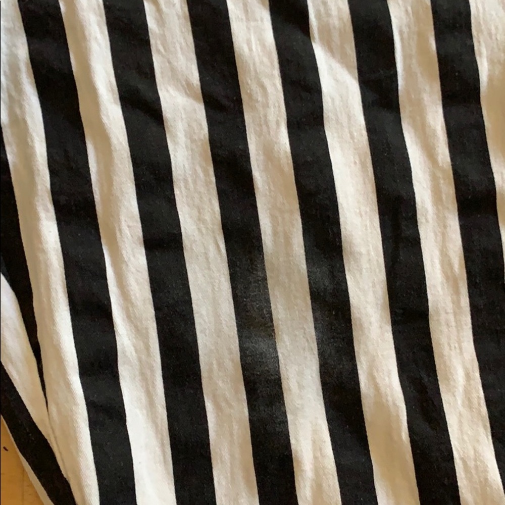 By the way Loran Zip Up Pant in Black & White - Picture 5 of 6